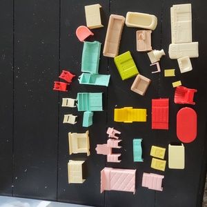 Vintage dollhouse furniture pyro USA